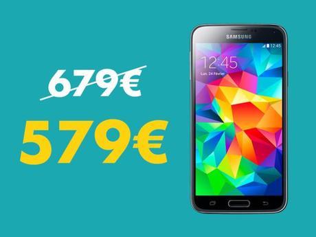 Le Galaxy S5 à 579 € chez SOSH