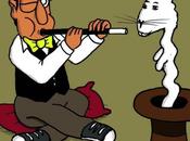 Magicien indien charmeur lapin)