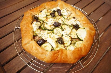 tart courgettes olives ricotta