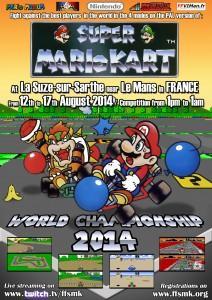 Super Mart Kart affiche tournoi