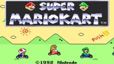 Super Mario Kart écran titre