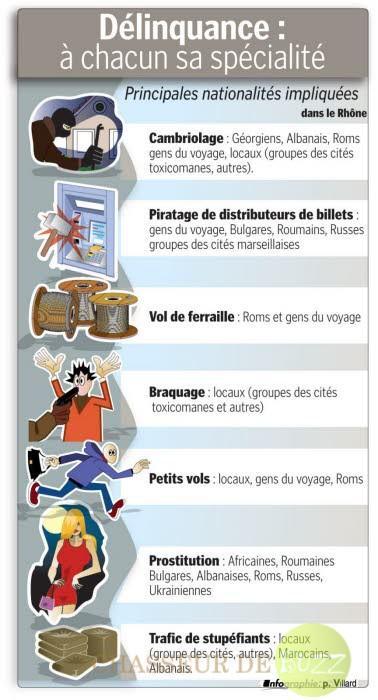 Délinquance, à chacun sa spécialité délinquence