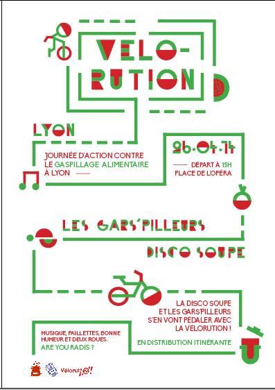 Velorution, Gars'pilleurs et Disco Soupe samedi 26 avril