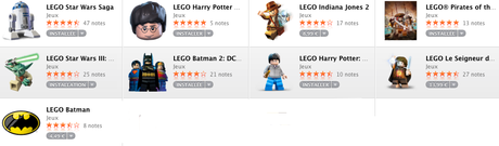 Les jeux vidéo Lego sont en promo sur Mac