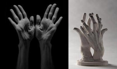 Mapplethorpe, Lucinda Childs - Rodin mains n° 2 plâtre