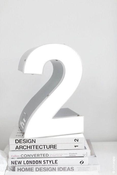 Chifrres dans la deco