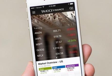 Yahoo Finance sur iPhone intègre le français