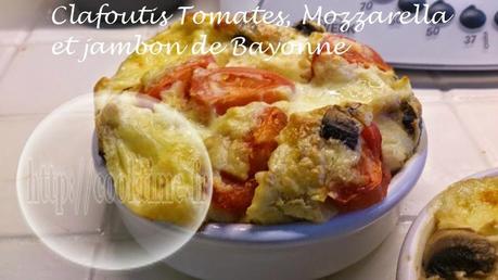 Clafoutis Tomates, Mozzarella, jambon de bayonne 1