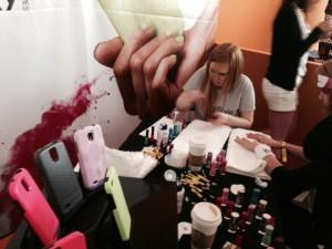 Beauté, sponsoring et Color Run stand otterbox