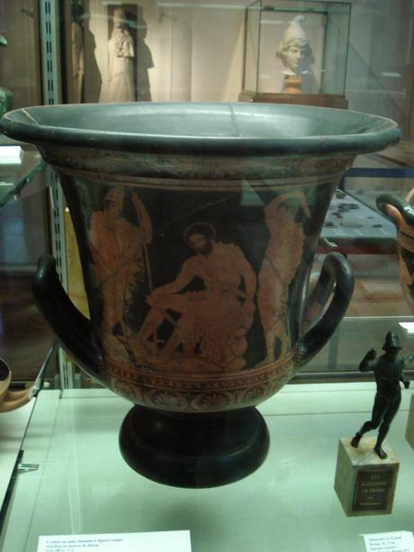 Cratère Dolon, Ulysse consulte Tiresias 