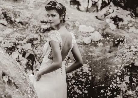 robe de mariée de créateur succès laure sagazan robe fluide ivoire et blanche dans le style moderne vintage parisien vanessa paradis jane birkin