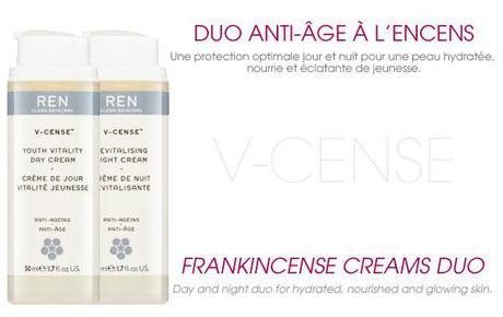 La solution prévention anti-âge dès 30 ans : le duo de crème V-Cense de REN Skincare