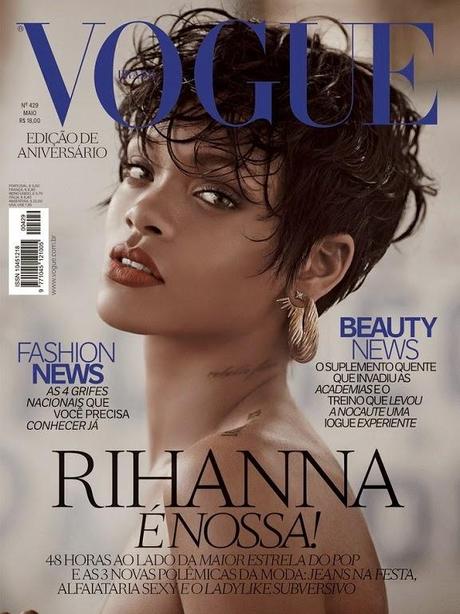Rihanna en couverture du Vogue Magazine Brésil - Mai 2014 (2 Covers)