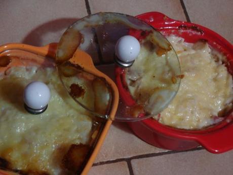 Oeufs cocotte aux girolles, mouillettes au jambon Serrano chou fleur jambon 5