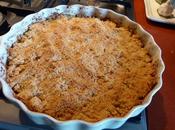 Crumble classique pommes