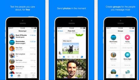 facebook messenger ios android partage video photo selfies Facebook Messenger pour iPhone et Android pousse la conversation vidéo et photo