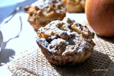 Muffins briochés à la pomme et au carambar