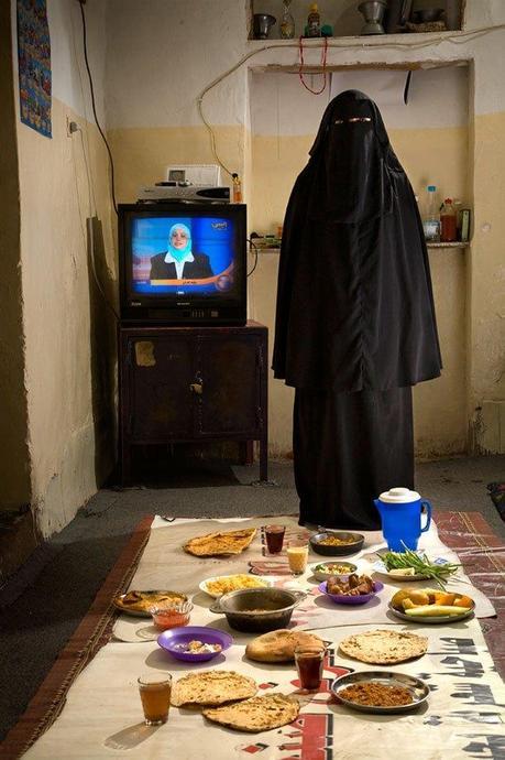 Femme au foyer au Yemen