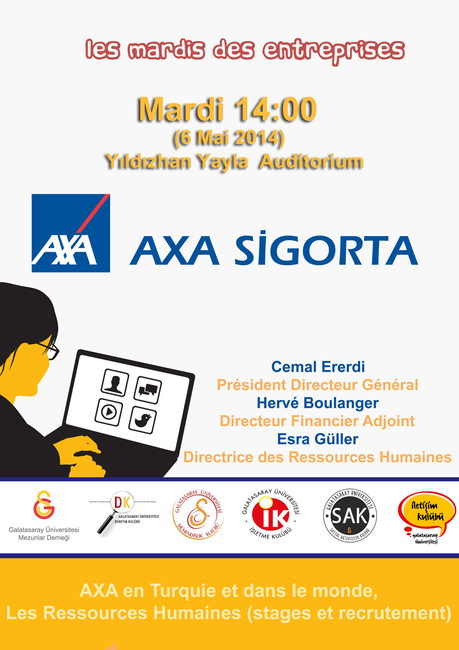 Les mardis des entreprises : conférence d'AXA le 06/05/2014 à 14 heures !