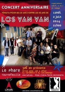 Los Van Van, en live au Phare, Tournefeuille