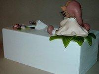 Boite à mouchoir avec p'tite elfe