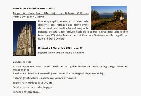 Via Francigena en Toscane: venez courir avec moi! Du 26 octobre au 2 novembre!