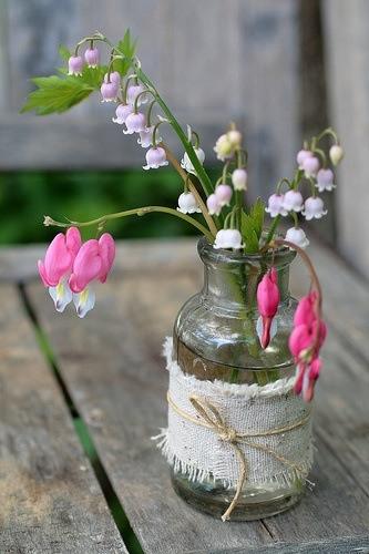 muguet et coeur de marie