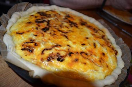 tarte oignon chorizo