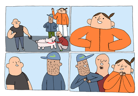 Je continue mon projet autour de Jean-Michel. Par contre,...