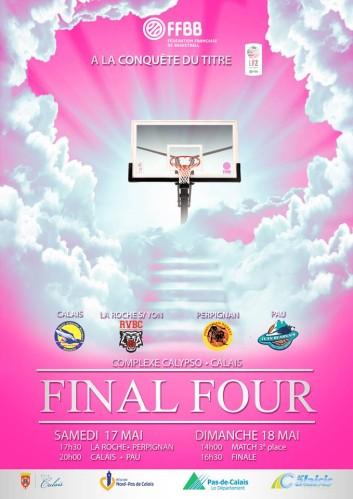 Affiche Final 4 Ligue 2 Christopher LEFEBVRE