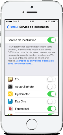 Securite iOS 7 localisation