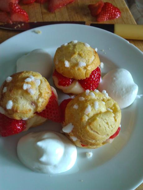 Les fraises françaises sont arrivées : mini bouchées aux fraises