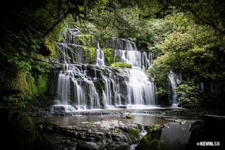 Purakauni falls, Nouvelle-Zélande