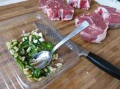 Côtelettes d'agneau pesto'couteau