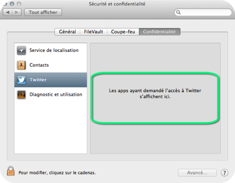 Twitter sécurité Mac Aficionados