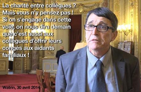 watrin n'aime pas trop trop la charité