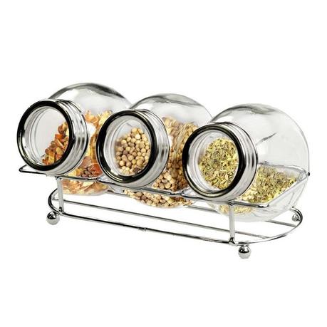 #55 Partenariat : Paris Prix Set de 3 Pots Epices avec Support