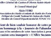 L'Association harkis Pyrénées-Atlantiques commémore