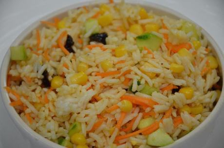 Salade de riz aux légumes