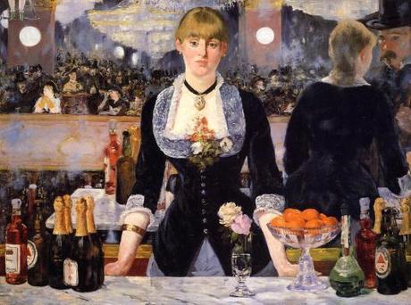 Edouard Manet un bar aux folies bergères