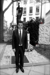 Gael Perdriau 2 201x300 24 avril 2014, Journée de commémoration du génocide des Arméniens, Gaël Perdriau joue le rôle de médiateur