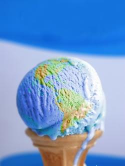 Earth ice cream