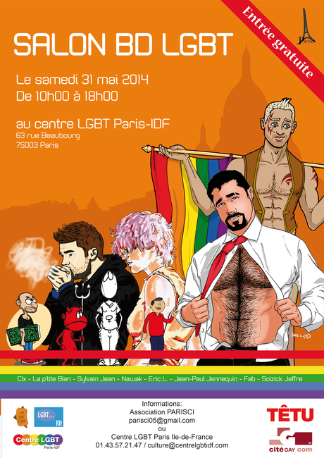 1er Salon de l’Illustration et de la #BD LGBT à Paris