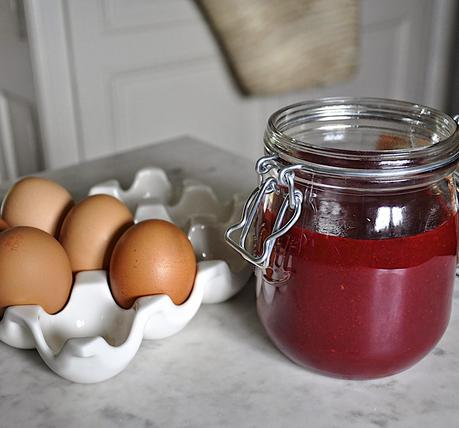 Verrine aux framboises