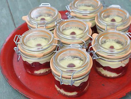 Verrine aux framboises