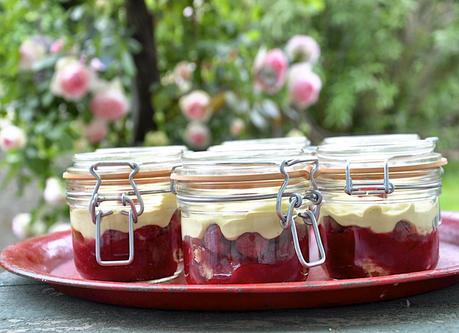 Verrine aux framboises