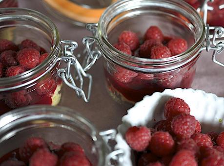 Verrine aux framboises