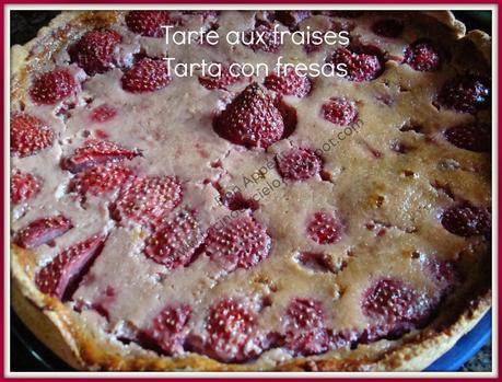Tarte aux fraises IG bas (Phase 2) - Tarta de fresas IG bajo (Fase 2)
