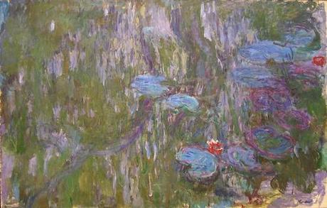 Water Lilies, Reflections of Weeping Willows de Monet