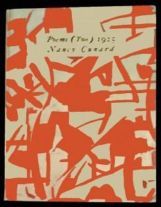 Poems de Nancy Cunard 1925
